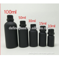 coated black painting glass essential oil bottles with droppers black glass dropper bottles for essential oil